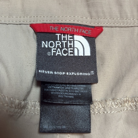 The North Face Tan Cargo Short Court Hiking Outdoor Straight Leg Pants Mens 36 - Picture 5 of 13